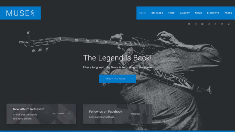 Muse - Music WordPress Theme