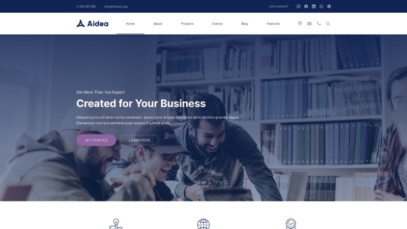 Aidea - Business WordPress Theme